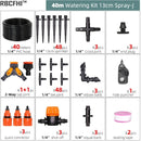 Drip Irrigation System 1/4" Hose 180 Degree Adjustable Sprinkler Kit - KiwisLove