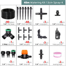 Drip Irrigation System 1/4" Hose 180 Degree Adjustable Sprinkler Kit - KiwisLove
