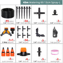 Drip Irrigation System 1/4" Hose 180 Degree Adjustable Sprinkler Kit - KiwisLove