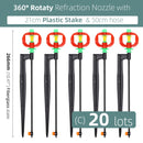 360 Degrees Rotating Sprayer Refraction Mist Nozzles - KiwisLove