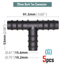 Garden Irrigation Tubing Barbed Connector Fitting Micro Drip Adapter - KiwisLove