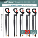 Rotating Sprayer Refraction Mist Nozzles with Stakes Connector - KiwisLove