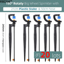 Rotating Sprayer Refraction Mist Nozzles with Stakes Connector - KiwisLove
