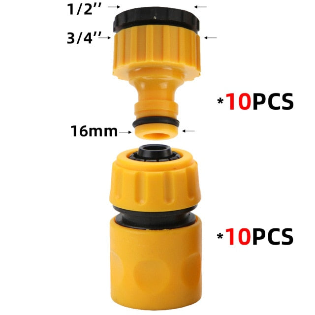 10 SET 1/2" Adapter Plug Quick Coupling Hose Tube Connector - KiwisLove