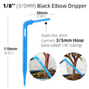 Greenhouse Blue Elbow Emitter Automatic Drip System - KiwisLove