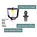 Garden Irrigation Misting Refraction Hanging Nozzle Watering Sprinkler - KiwisLove