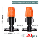 Garden Watering  Nozzle Drippers Sprayer Misting Atomizing Sprinklers - KiwisLove