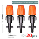 Garden Watering  Nozzle Drippers Sprayer Misting Atomizing Sprinklers - KiwisLove