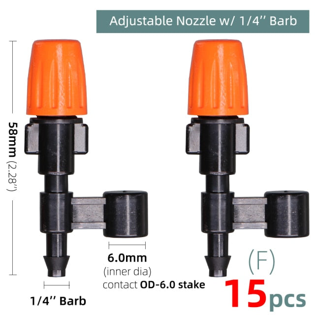 Garden Watering Nozzle Drippers Sprayer Misting Atomizing Sprinklers - KiwisLove