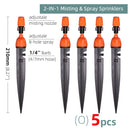 Garden Watering  Nozzle Drippers Sprayer Misting Atomizing Sprinklers - KiwisLove