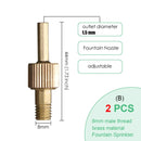 10 Kinds of Models Garden Adjustable Fountain Nozzle Brass - KiwisLove