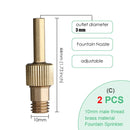 10 Kinds of Models Garden Adjustable Fountain Nozzle Brass - KiwisLove