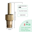10 Kinds of Models Garden Adjustable Fountain Nozzle Brass - KiwisLove