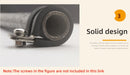 304 stainless steel Rubber Lined P Clips R-type pipe clampCable Mounting Hose Pipe  Clamp hose clamp fixed clamp pipe bracket - KiwisLove