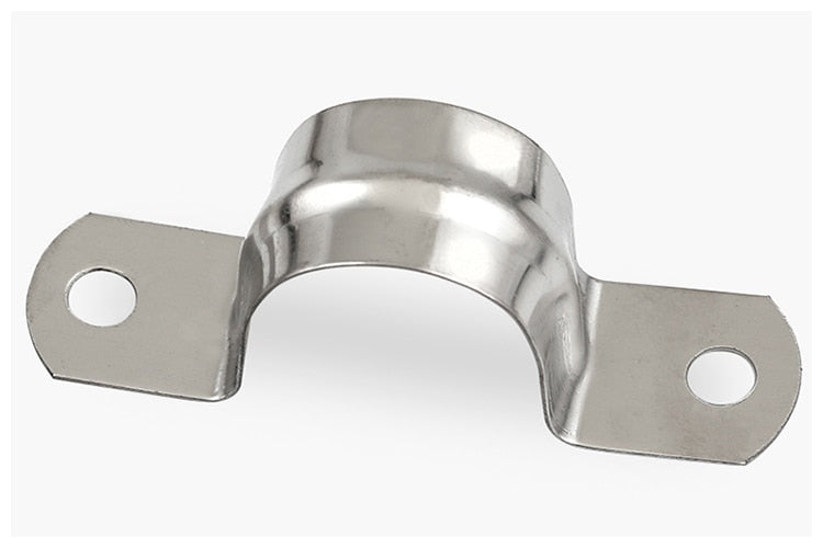 U Shape Clamps 304 Stainless Steel Tube Clip Water Pipe Saddle Clamps - KiwisLove