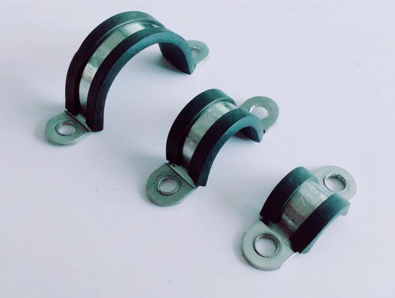 5pcs rubber clamping 304 stainless steel Saddle hose clamp U Pipe antirust - KiwisLove