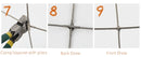 100pcs Cross Clip Network Buckle 304 Stainless Steel - KiwisLove