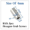 2pcs 304 stainless steel Clamp Fit Together Wire Rope Clip - KiwisLove