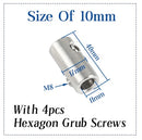 2pcs 304 stainless steel Clamp Fit Together Wire Rope Clip - KiwisLove