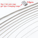 304 Stainless Steel Wire Rope Soft  Cable  Rustproof - KiwisLove