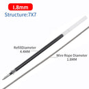 304 Stainless Steel Wire Rope Soft  Cable  Rustproof - KiwisLove