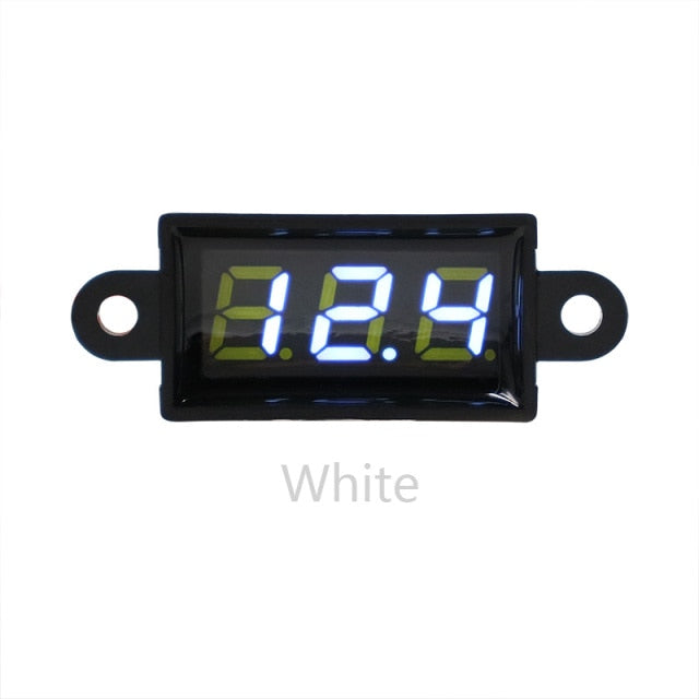 Car Boat LED Display Module Voltmeter Voltage Tester Panel Meter Gauge Motorcycle - KiwisLove