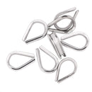 M3 Thimble Loop Sleeve Clip Pack for 3mm Wire Rope Cable - KiwisLove