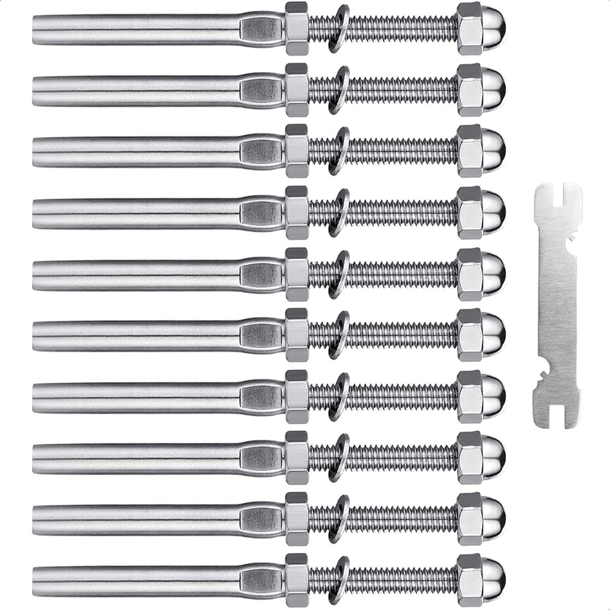Cable Railing Swage Threaded Stud Tension End Fitting Terminal T316 - KiwisLove