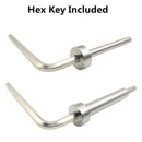 20 Sets Invisible Receiver and Swage Stud End  Stainless Steel - KiwisLove