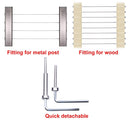 30 Sets Invisible Receiver and Swage Stud End Stainless Steel - KiwisLove