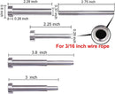 30 Sets Invisible Receiver and Swage Stud End Stainless Steel - KiwisLove