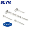 40 Sets 316 Stainless Steel Cable Railing Kit For 3mm Wire Rope - KiwisLove
