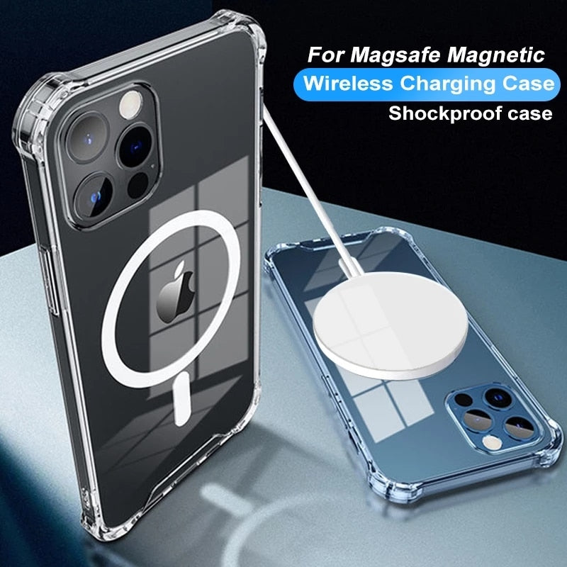 Magsafe Magnetic Wireless Charging Cover Cases For Iphone 14 Pro