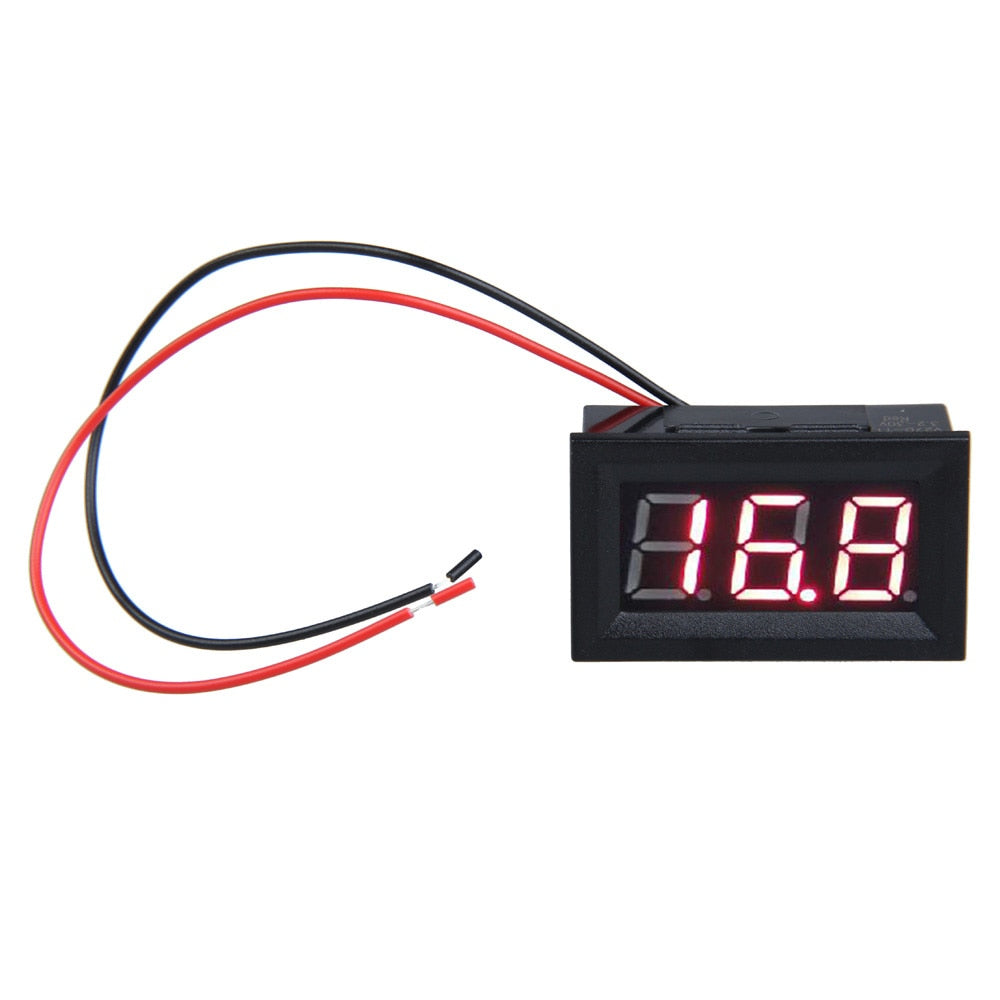 LED Panel Voltage Meter Gauge Digital Voltmeter Tester Car Auto - KiwisLove