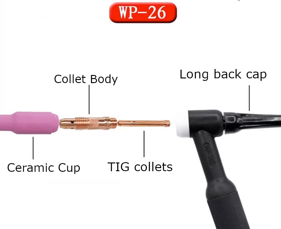 WP26 Argon Arc 4mTorch WS TIG-250 300 315 Argon Arc Welding Machine - KiwisLove
