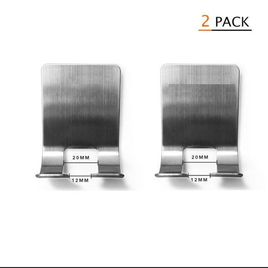 NZ Stock 2 PCS Size M Stainless Steel Razor Hanger Holder Shaver Shelf - KiwisLove