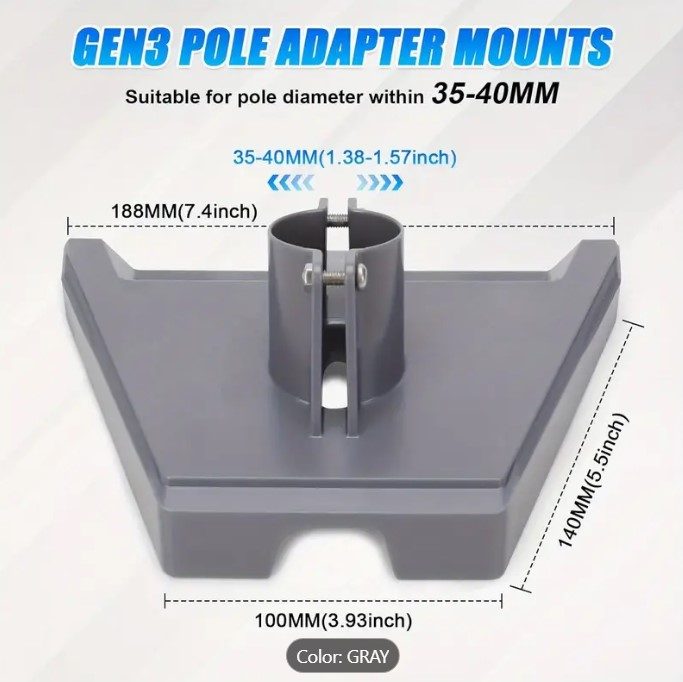 NZ Stock | Starlink Gen 3 V3/V4 Mount Kit | Wall, Roof, Eave & Fascia Adapter - KiwisLove