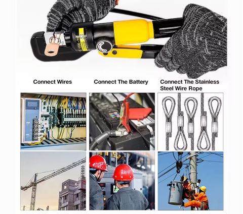 4-70mm² Hydraulic Crimping Pliers YQK-70 Pressure 10T Home Hydraulic Tools Hydraulic Pliers DIY Cable Terminal Crimping Pliers - KiwisLove