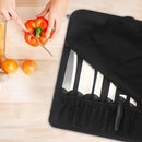NZ Stock 17 Pocket WESSELECO Chef Knife Roll Bag – Durable Oxford Cloth Carry Case