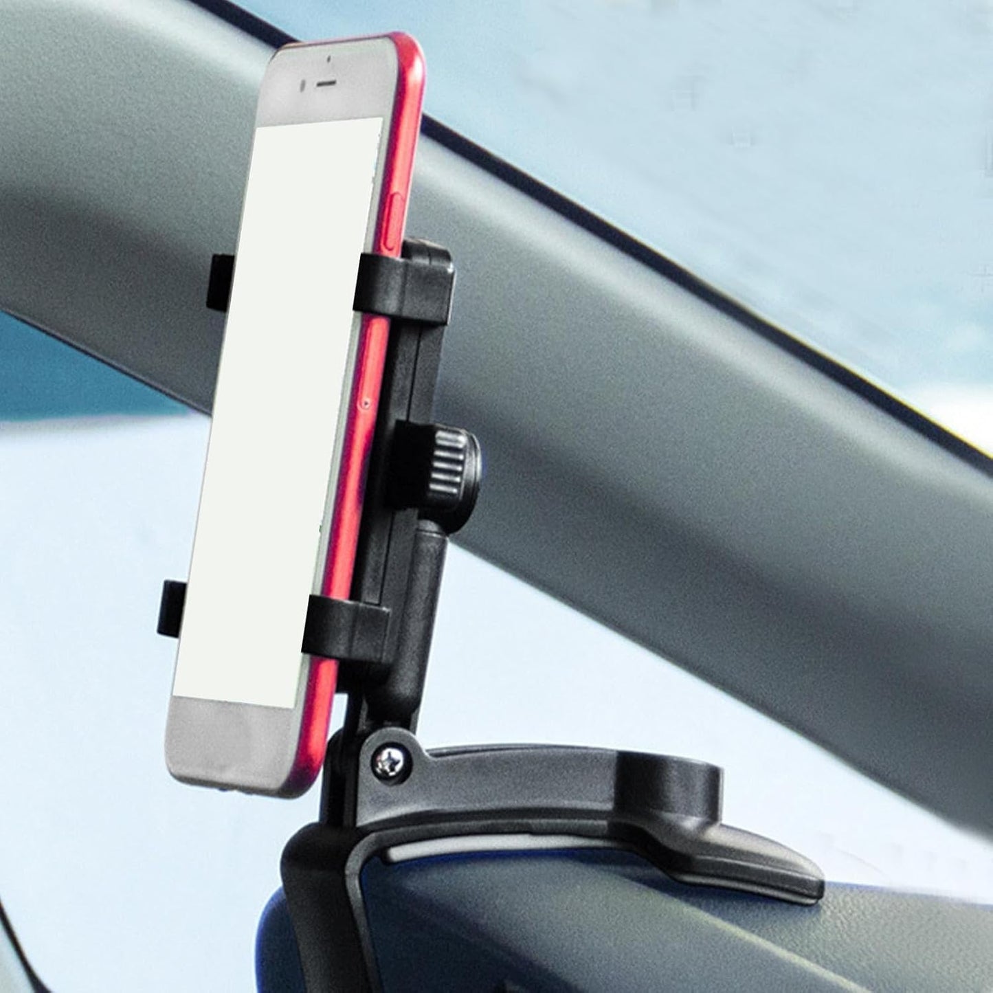 NZ Stock Dashboard Phone Holder – 360° Rotatable Non-Slip Vehicle Mount for Navigation, Rearview Mirror Compatible - KiwisLove