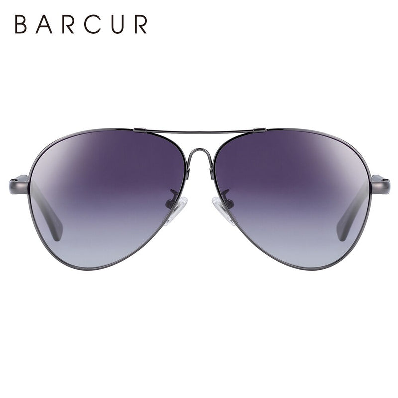 BARCUR Memery Pilot Sunglasses Polarized Men Sun glasses for Women Eyewear UV400 Mirror Oculos de sol - KiwisLove