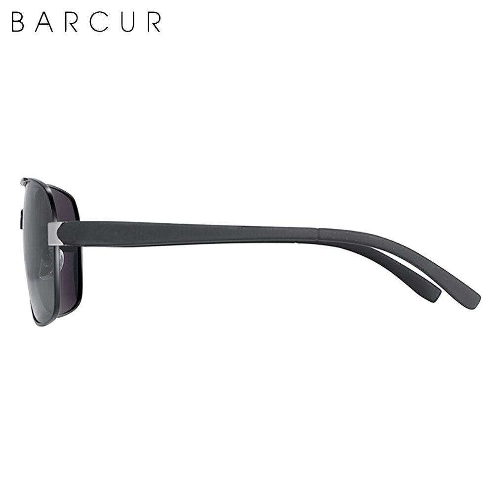 BARCUR Polarized Men Sun Glasses For Driving Durable Sunglasses Eyewear UV400 Gafas Oculos De Sol - KiwisLove