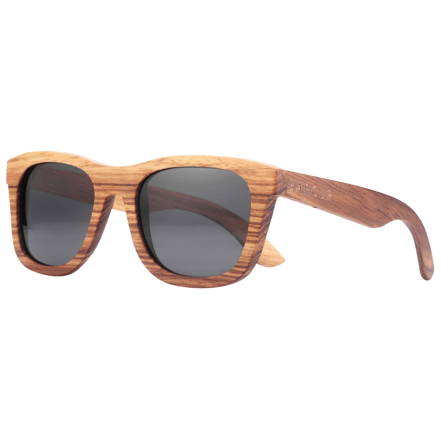 BARCUR Zebra Wood Sunglasses Handmade Mens Sun Glasses Women Polarized Wooden Glasses Eyewear Accessory Oculos de sol - KiwisLove
