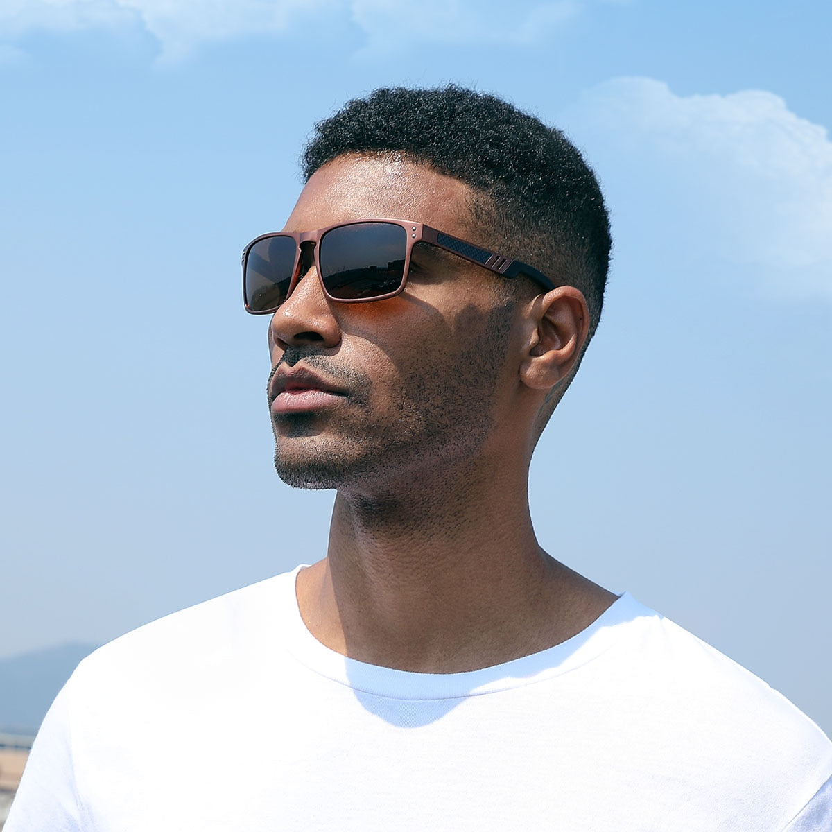 BARCUR Aluminium Magnesium Square Sunglasses Men Polarized Vintage Shades Women Sun Glasses For Men Sport Eyewear Oculos De Sol - KiwisLove