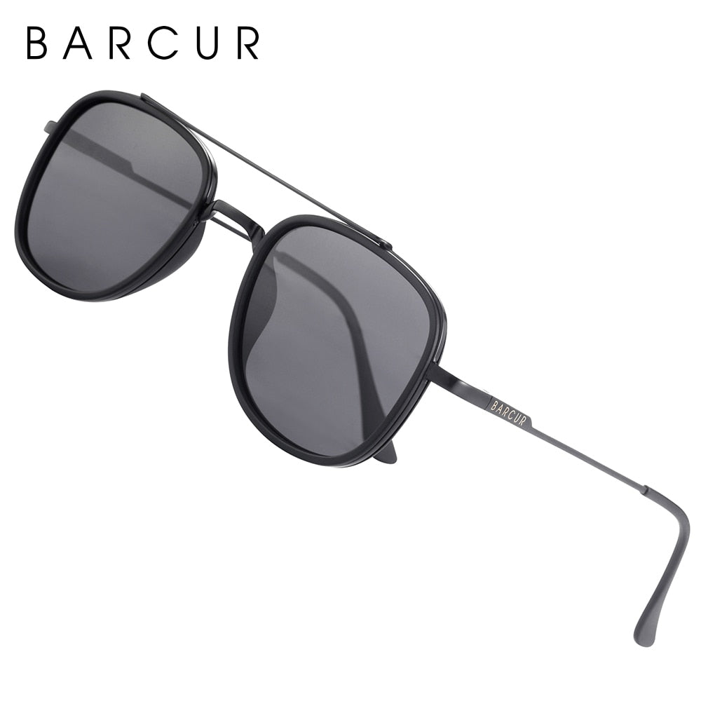 BARCUR Polarized Square Sunglasses for Women Driving Retre Classic Sun Glasses for Men Eyewear Accessory Oculos Gafas De Sol - KiwisLove