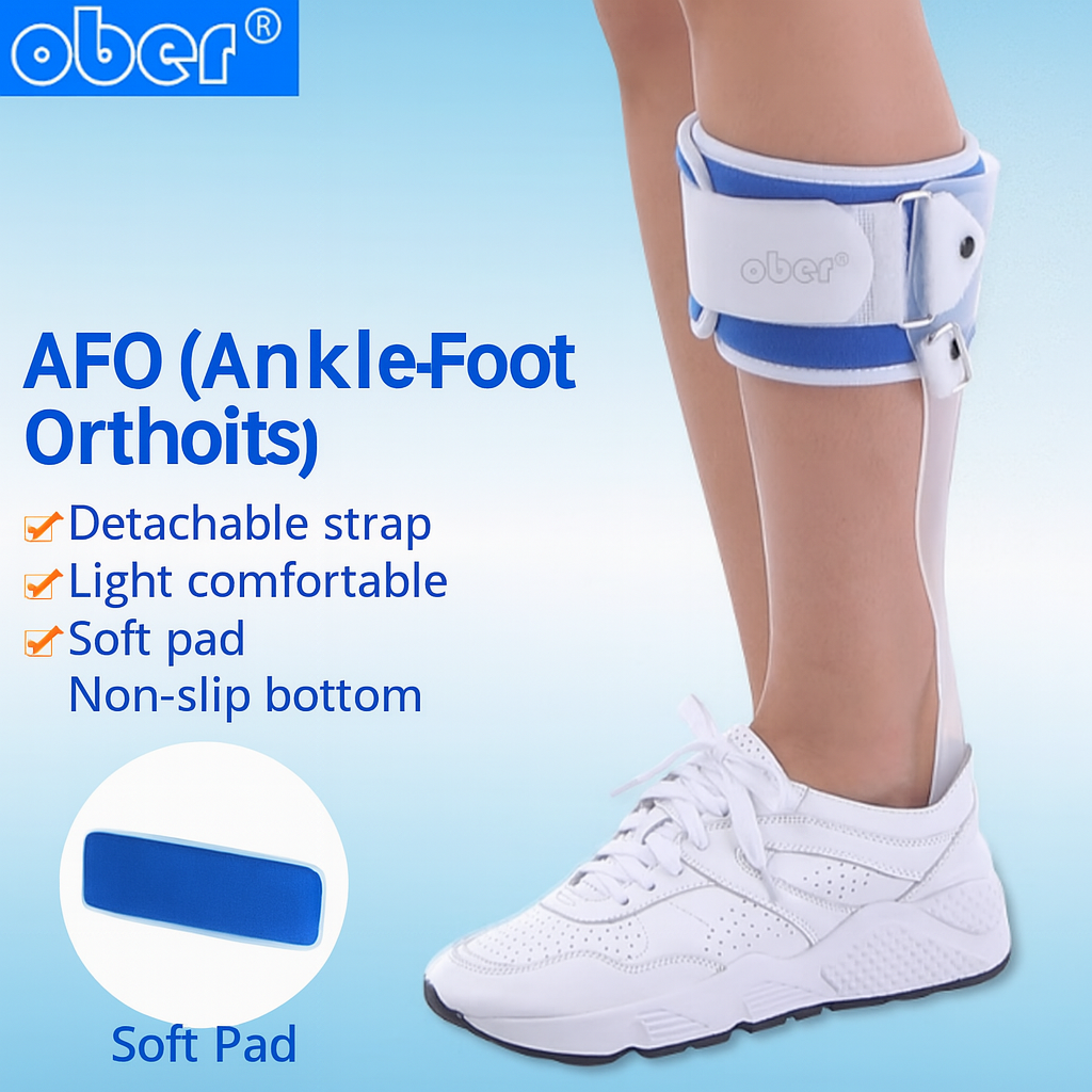 OBER Foot Drop Orthosis Ankle Foot Drop Postural correction AFO Brace - KiwisLove