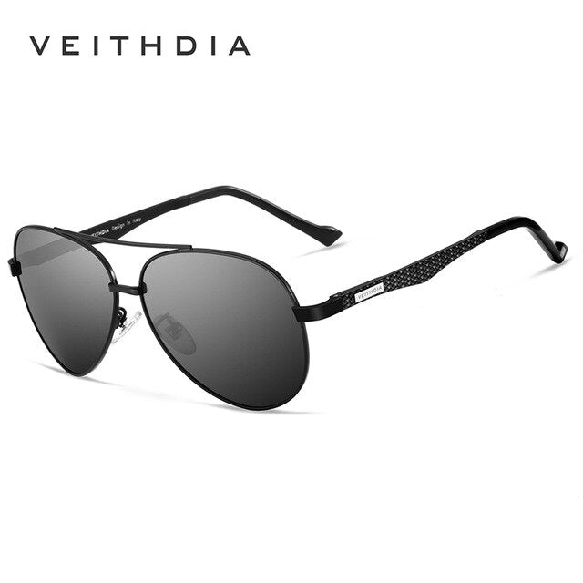 VEITHDIA Men Sunglasses Aluminum Pilot Style Frame Polarized Mirror Women Sun Glasses Eyewear For Male UV400 Protection 3850 - KiwisLove