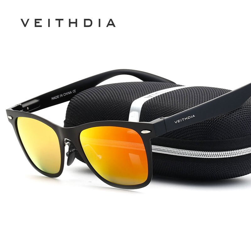 VEITHDIA Sunglasses Aluminum Magnesium Fashion Men's UV400 Mirror Sun Glasses Goggle Eyewear Female Male Accessories For Women - KiwisLove