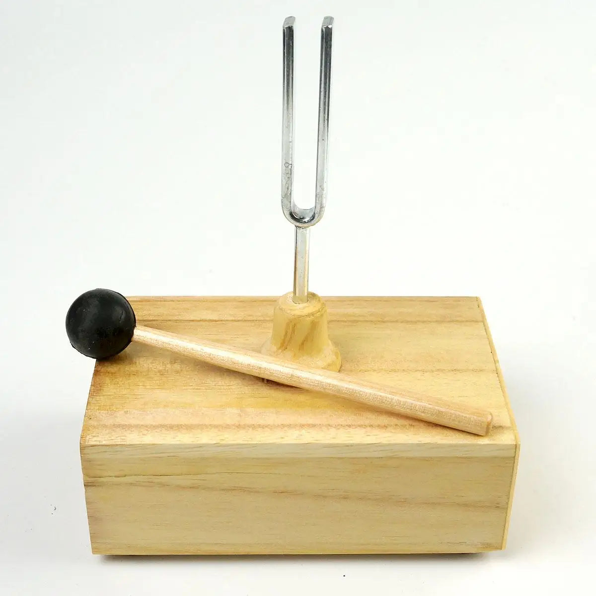 512 Hz Tuning Fork With Wooden Resonant Box And Beater For Music Learning - KiwisLove