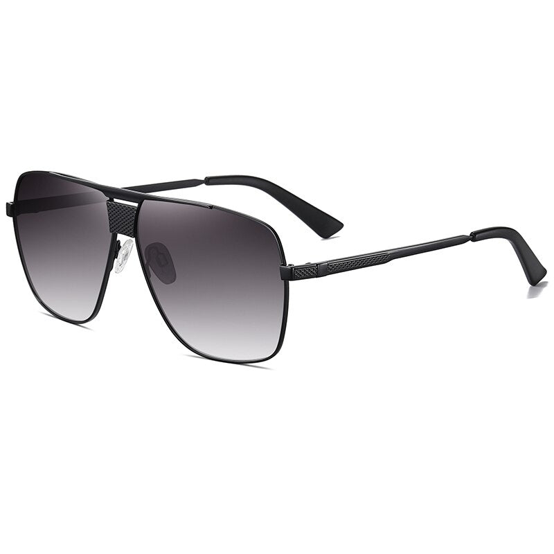 Sunglasses Men Vintage Polarized Gradient UV400 Lens Driving Sun Glasses Male Fashion Luxury Square Brand Designer Eyewear 3336 - KiwisLove
